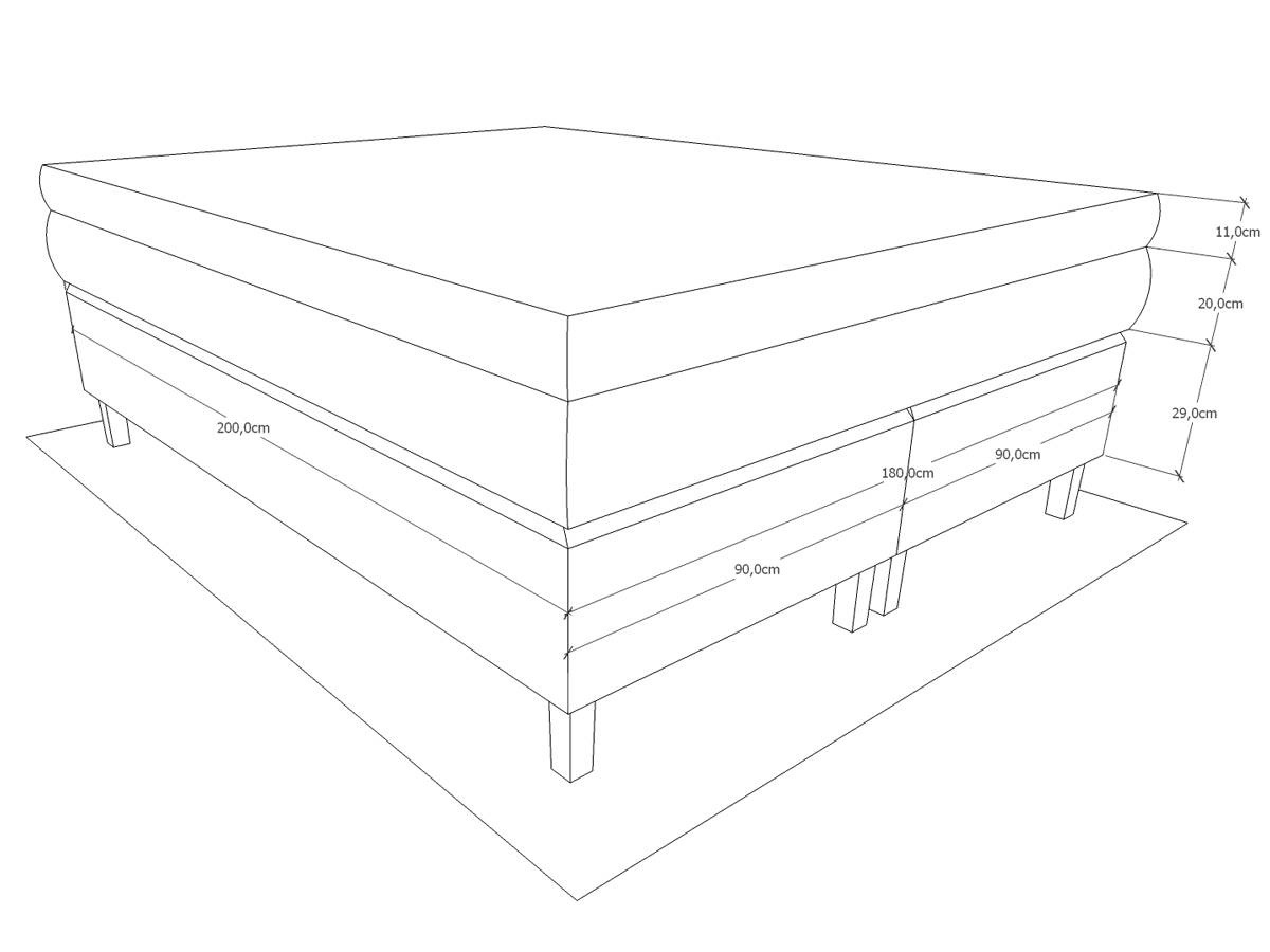 GRAND XL 180 Svart jeans