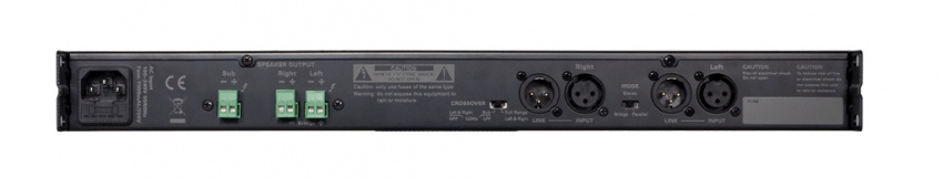 3-Kanalparks slutsteg, 2x150W + 300W