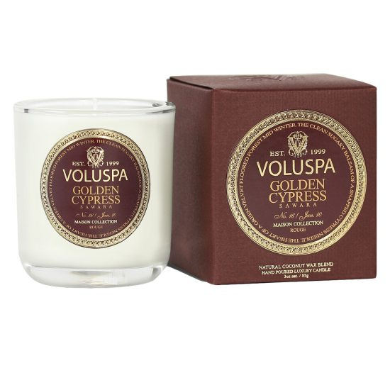 Classy VomitMaison Boxed Votive LightGolden Cypress Sawara